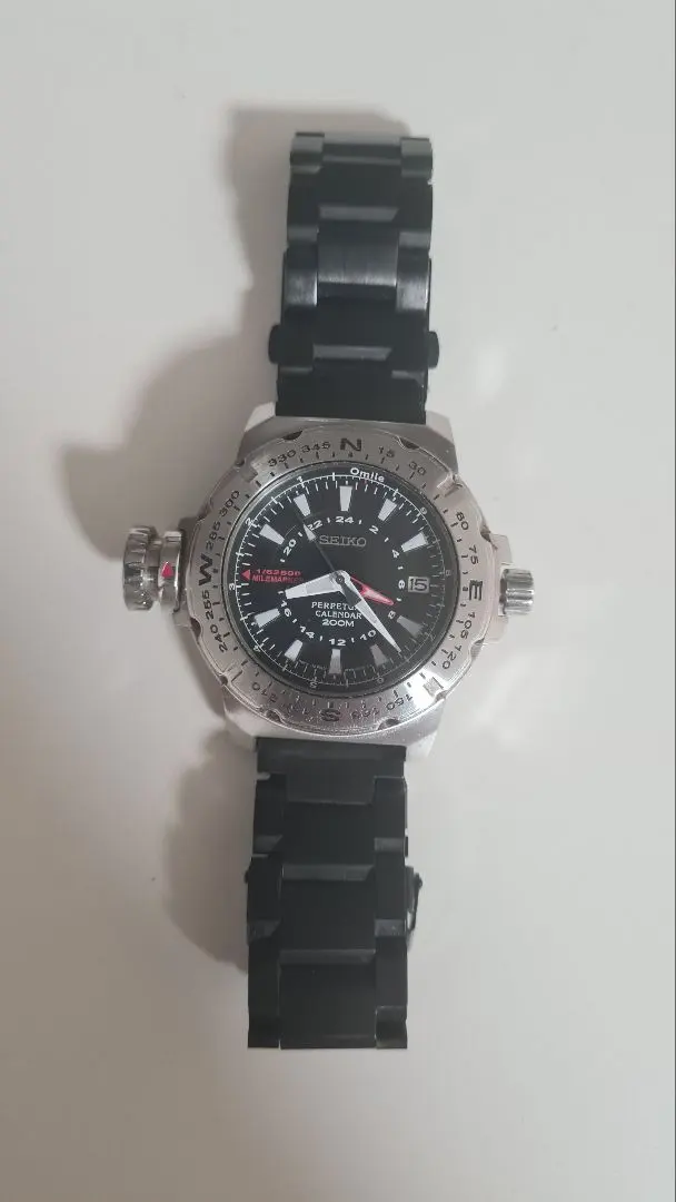 SEIKO Milemarker 8f56 00j0 稼働品 アウトドア レア