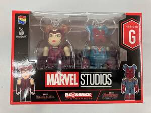 Rare Bearbrick G.SCARLET WITCHVISION 100 BERBRICK 2 MARVEL STUDIOS Happy BERBRICK BERBRICK