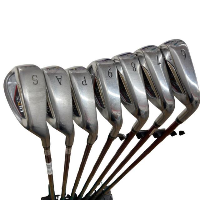 【中古】 ダンロップ XXIO(2024) 7S(レッド) アイアンセット IR XXIO MP1300(IR) レッド (フレックスR) メンズ 男性用 右利き 右用 Cランク ゴルフクラブ