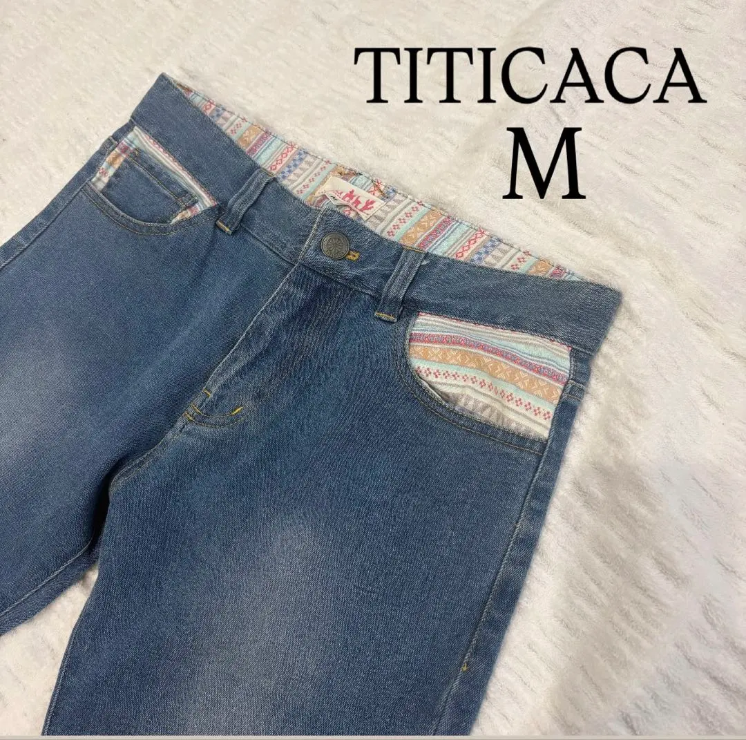 TITICACA M デニムパンツ
