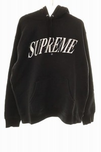 Supreme  SUPREME 20SS CROSSOVER HOODED SWEATSHIRT BLACK S A