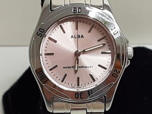 Relojes Seiko JDM de segunda mano SEIKO ALBA V501-0BJ0 SS QZ ht6169