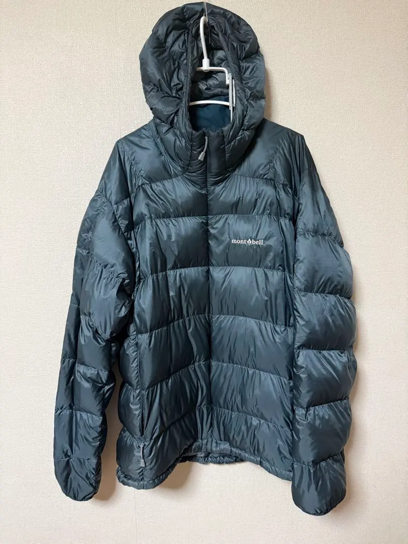 モンベル ライトアルパインダウン パーカ Men's男性用 XL ダークグレー