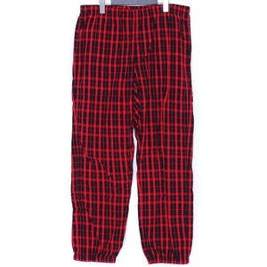 Supreme SUPREME Nylon Plaid Track Pants M