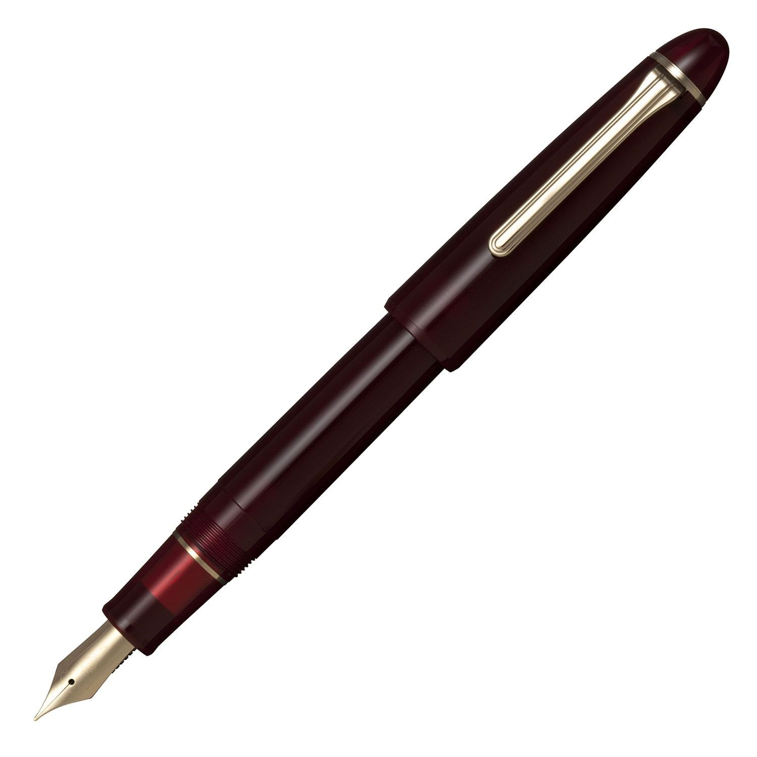 新品 セーラー万年筆 プロフィットカジュアルＬ ゴールドトリム クリアレッド 中字 国産 11-0820-430
