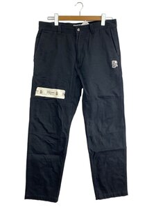 Bape URSUS BAPELogo Patch Cotton Trousers Worker PantLBLK