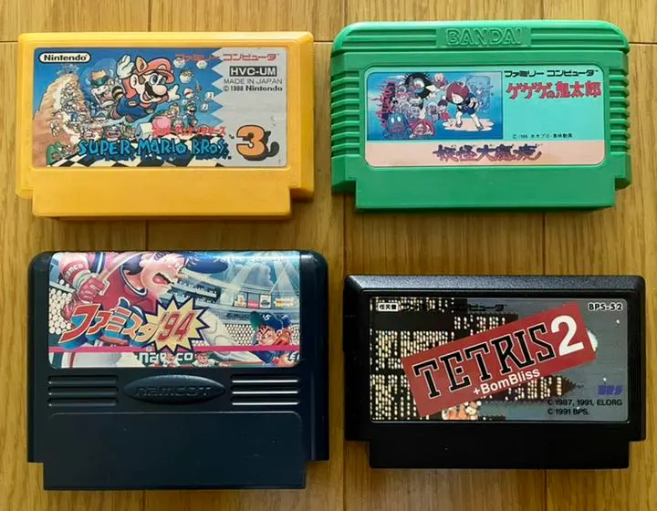レトロゲーム　ファミコンソフト　4本セット