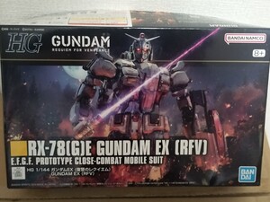 Gundam Gunpla kits grades 1 HG RX-78 EX