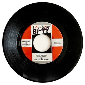Discos de vinilo japoneses vintage Dion And The Belmonts Thats My 45 1959 Record 7 Vintage 45BinJ