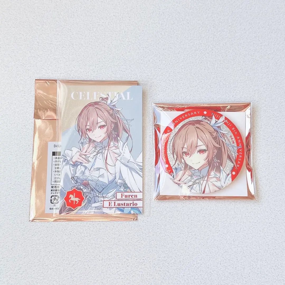 にじさんじ 8周年 メイフ フレン 缶バッジ メタルカード