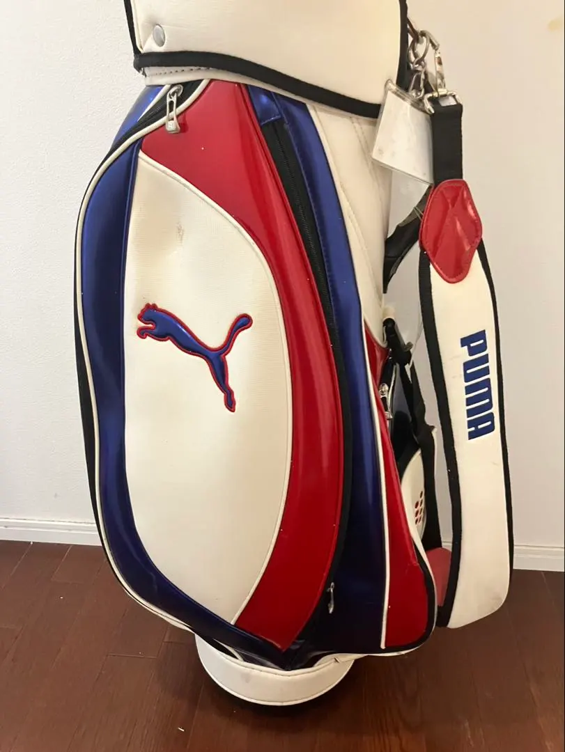 ゴルフクラブ一式 PUMA ゴルフ キャディバッグ トリコロールカラー