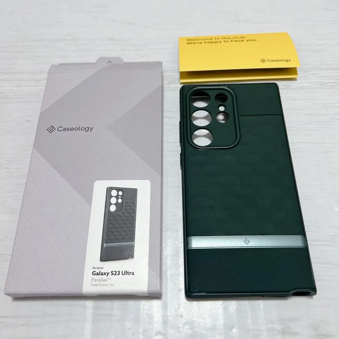 Caseology Galaxy S23 Ultra ケース グリーン