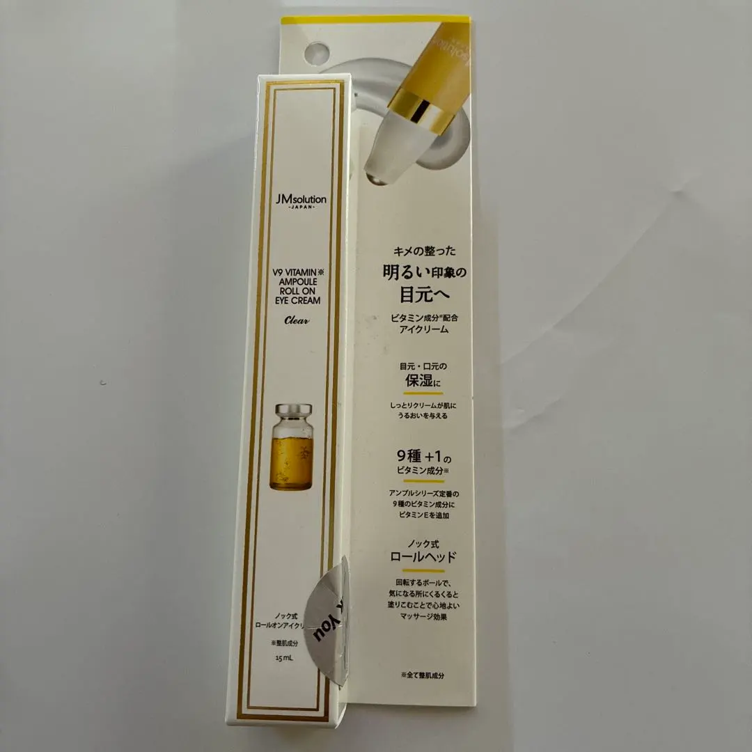 JM solution V9 ビタミン アンプル ロールオン アイクリーム