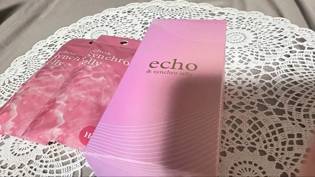 【未使用未開封】echo & Synchrojelly 2袋付き　ホットタイプ