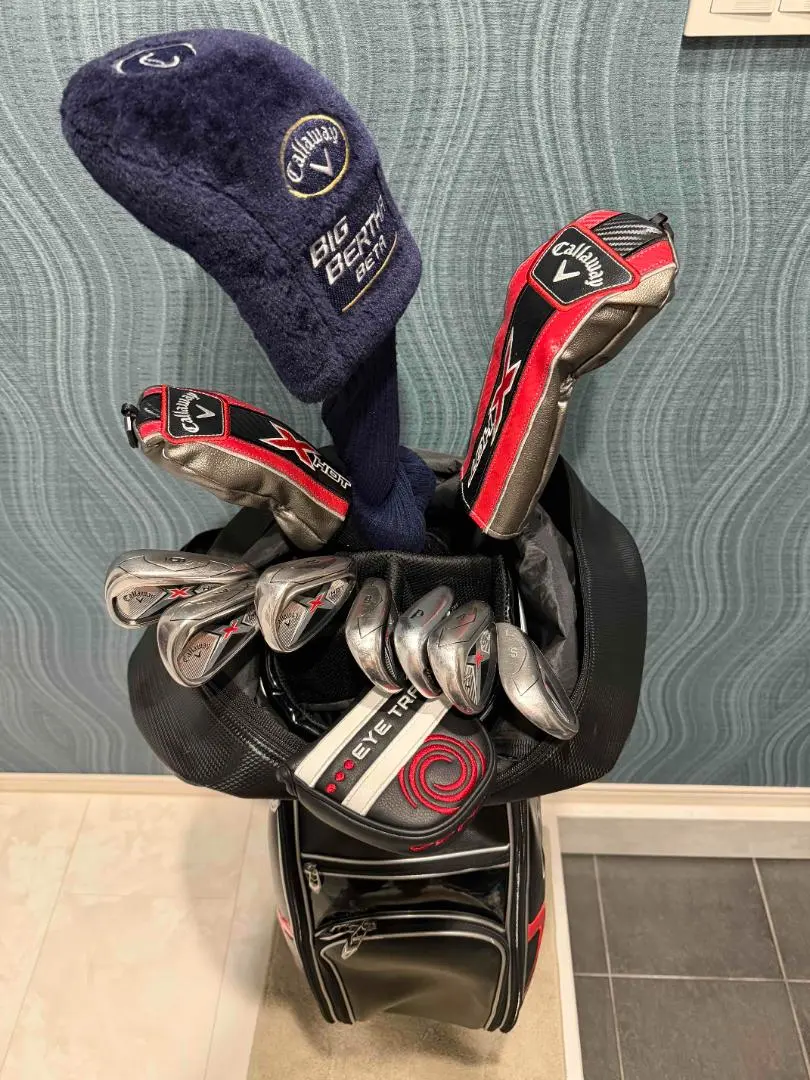 Callaway X HOT メンズ ゴルフクラブセット　キャディバッグ付