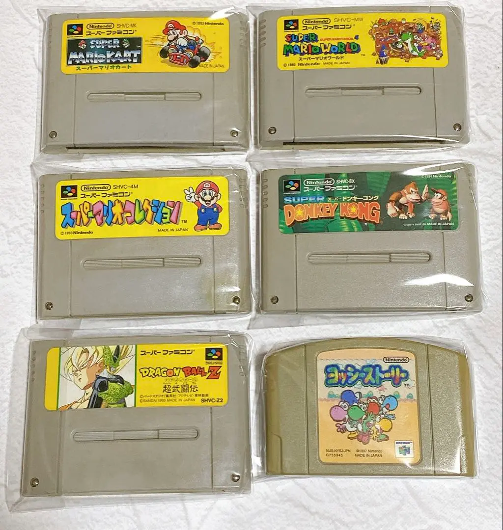 Nintendo レトロゲーム6本 SFC5本＋N64 日本版