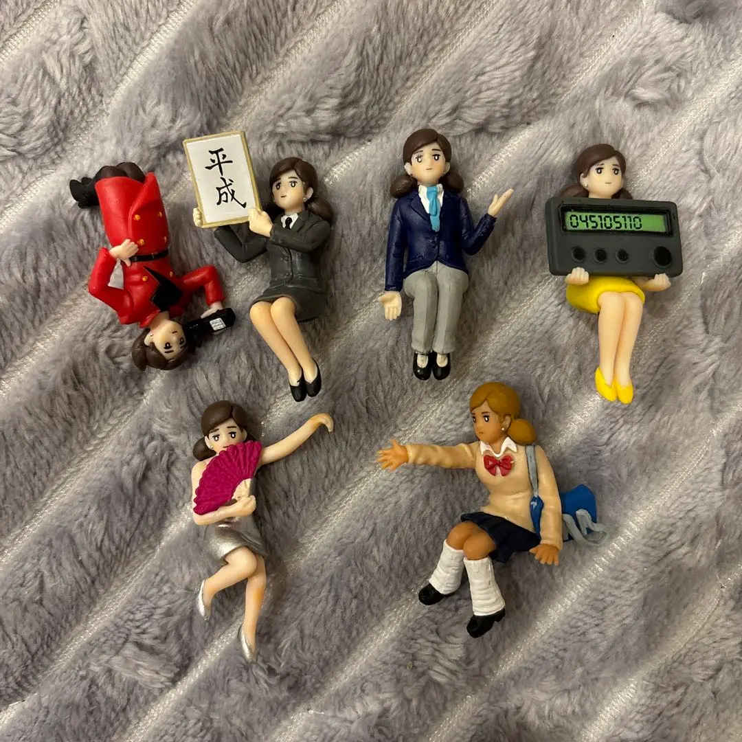 ジョージア 平成のフチ子 自販機限定 コップのフチ子 6種類