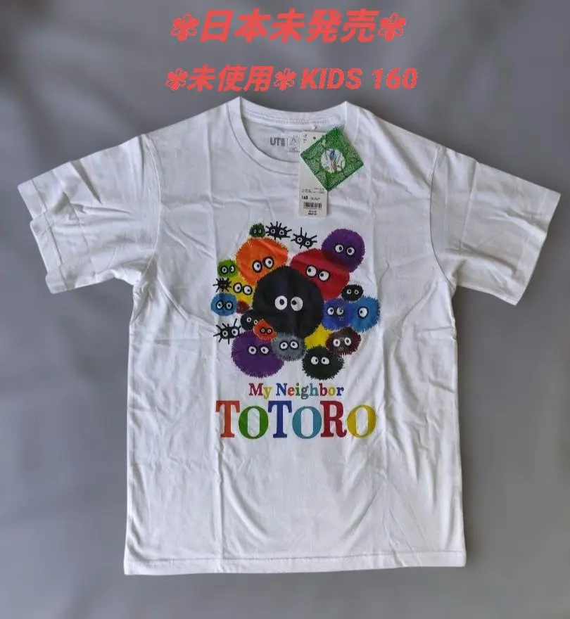 【海外限定・正規品】UNIQLO×ジブリ まっくろくろすけTシャツ 160
