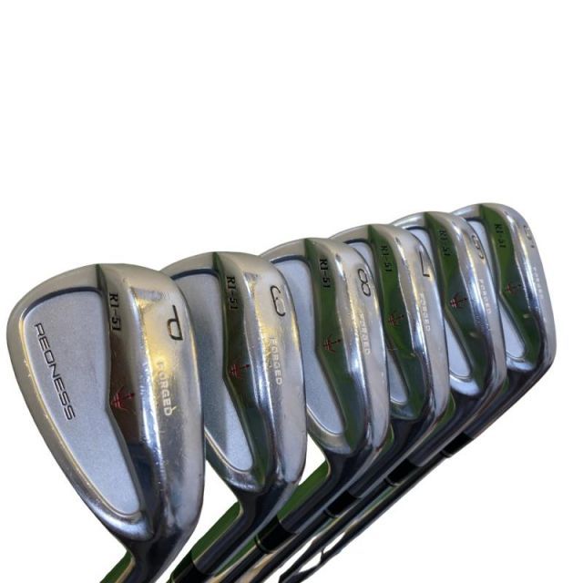 【中古】 George Spirits REONESS RI-51 6S アイアンセット IR 純正特注シャフト (フレックスS) メンズ 男性用 右利き 右用 Cランク ゴルフクラブ