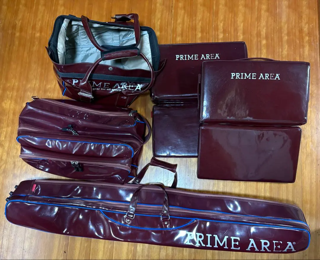 PRIME AREA プライムエリアへらバッグ セット中古品　マルーン色