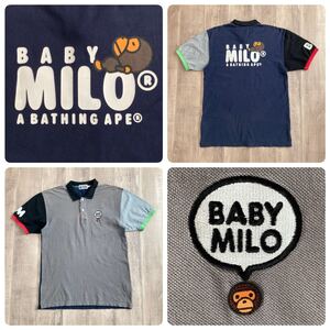 Bape XL MILO LOGO a bathing ape BAPE NIGO w45