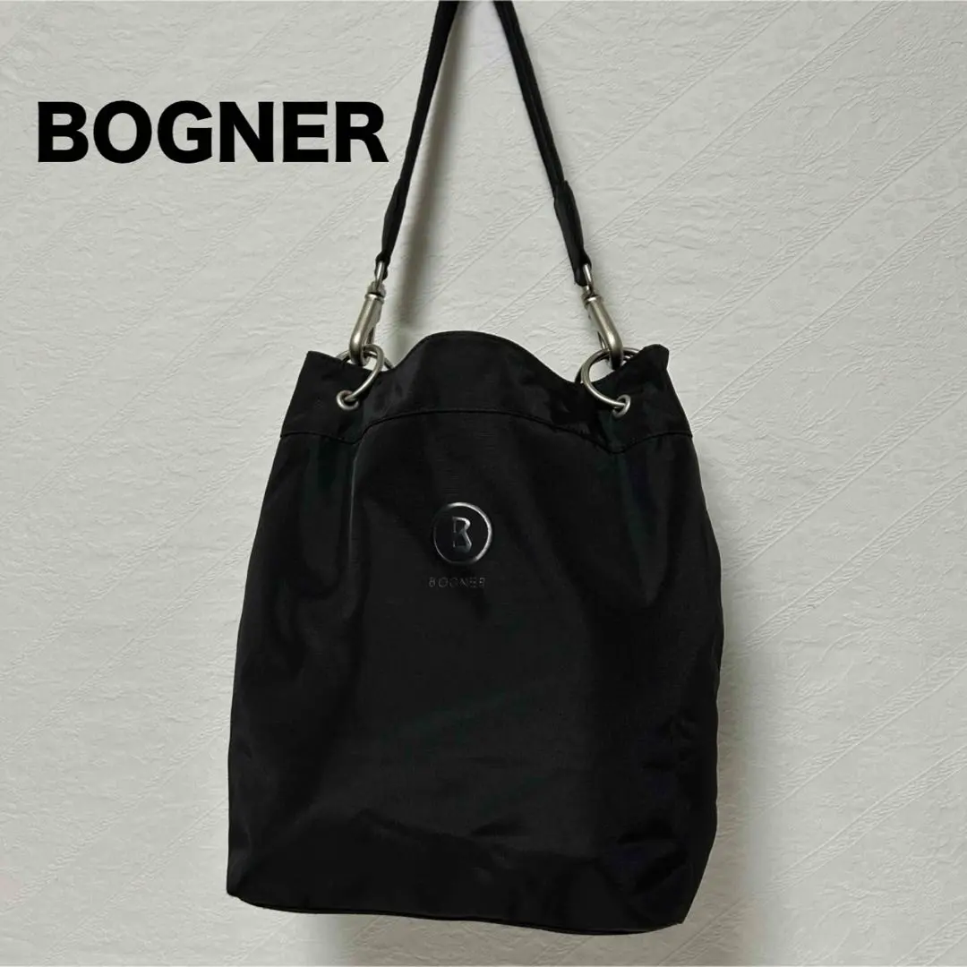 ★レア★BOGNERボグナー ワンショルダーバッグ ワンベルト リングフック