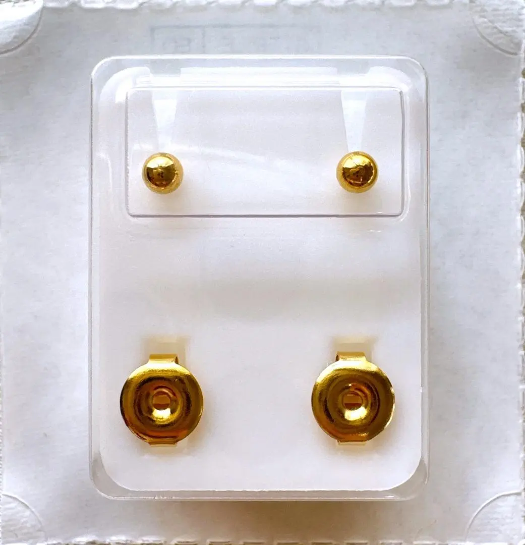 医療用ファーストピアス　24K　ボール