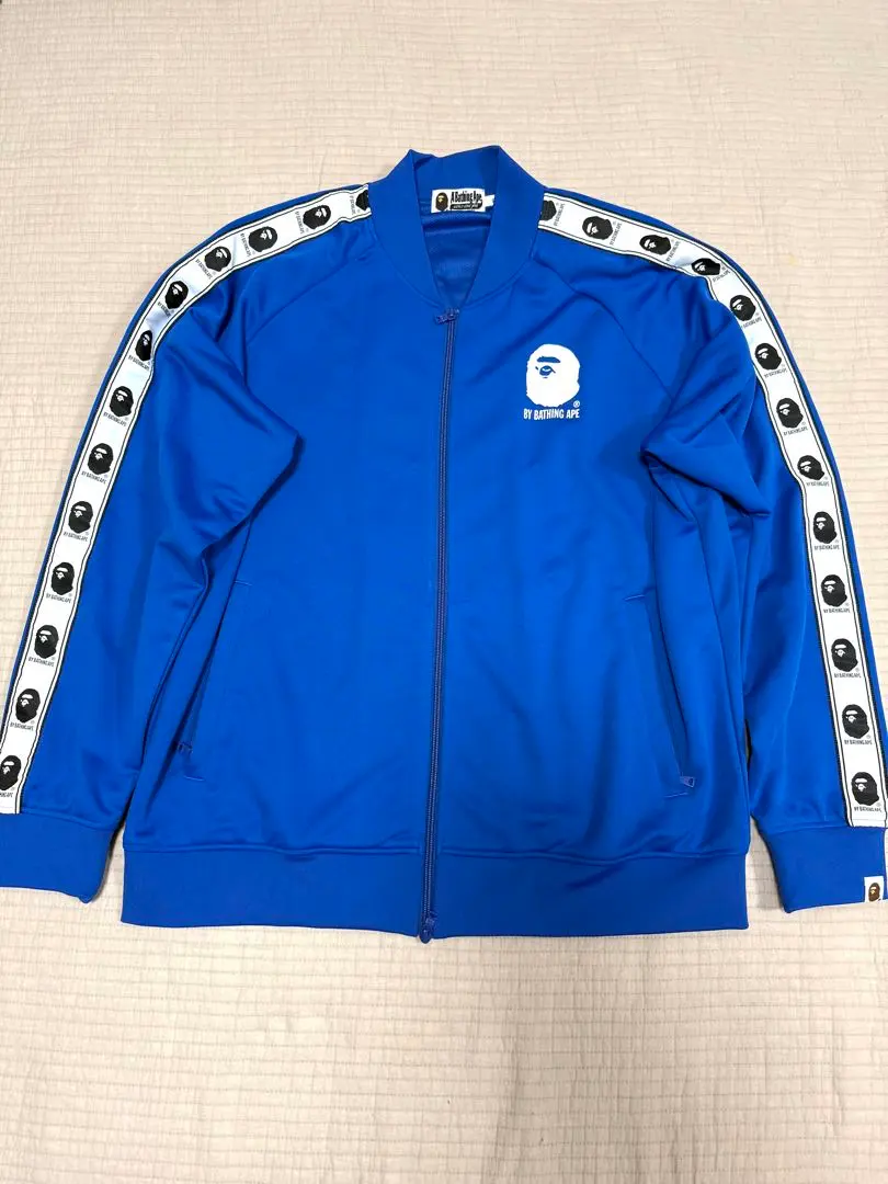 BAPE トラックジャケット　ジャージ　ブルー　サイズXL ベイプスタ