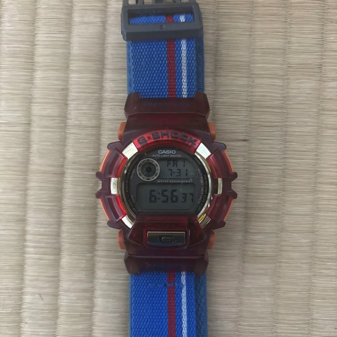 CASIO G-SHOCK デジタル腕時計 本体DWー9500赤、青ビンテージ