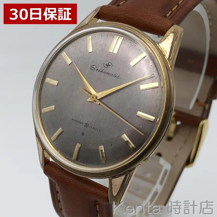 【OH済】SEIKO セイコーマチック 金機械 30石 1963年製 ビンテージ