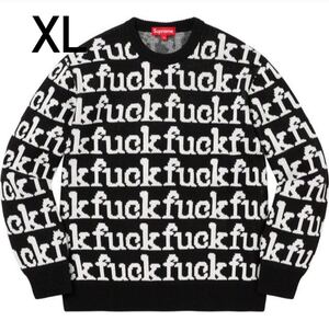 Supreme 22ss Supreme Fuck Sweater Black XL