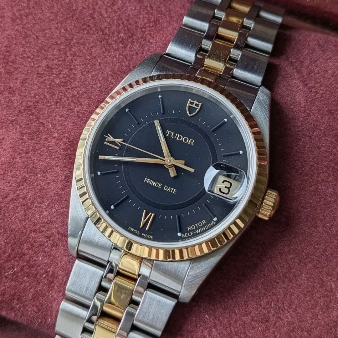 TUDOR チューダー プリンスデイト YGベゼル コンビモデル