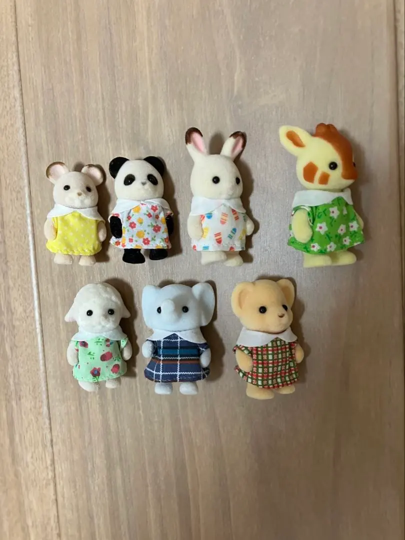 シルバニアファミリー　パーク限定　赤ちゃん7体セット