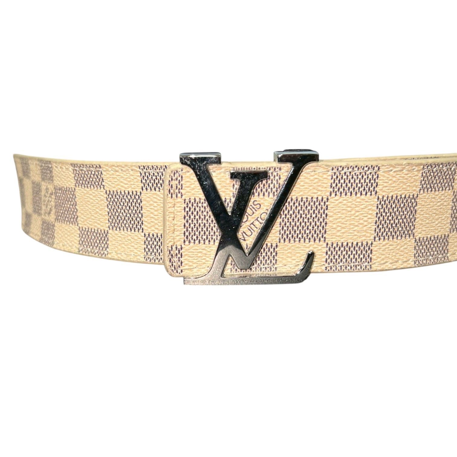 Louis Vuitton チェック柄 ベルト サンチュール ルイヴィトン