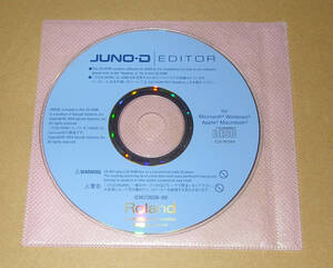 Used Roland Juno Synthesizer Japan ROLAND JUNO-D CD-ROM EDITOROK!!