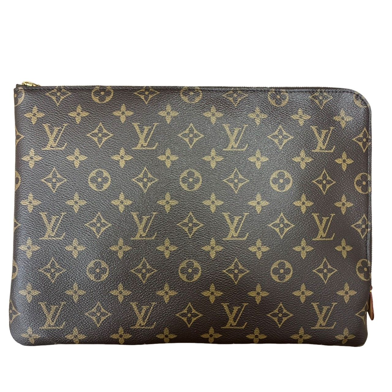 LOUIS VUITTON ルイヴィトン エテュイ ヴォワヤージュGM M43442 ブラウン モノグラム クラッチバッグ メンズ 【中古】 12603K219