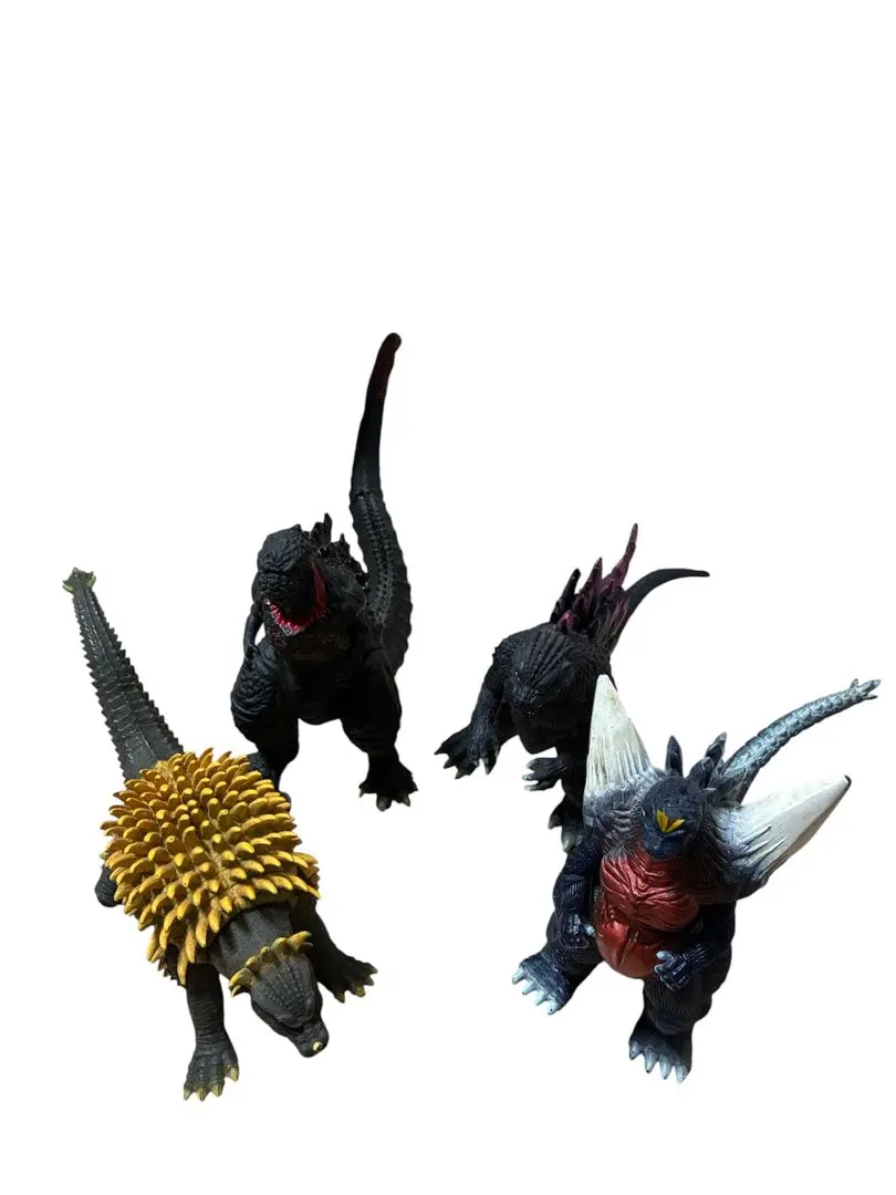 ゴジラ 怪獣 ソフビ フィギュア 4体セット