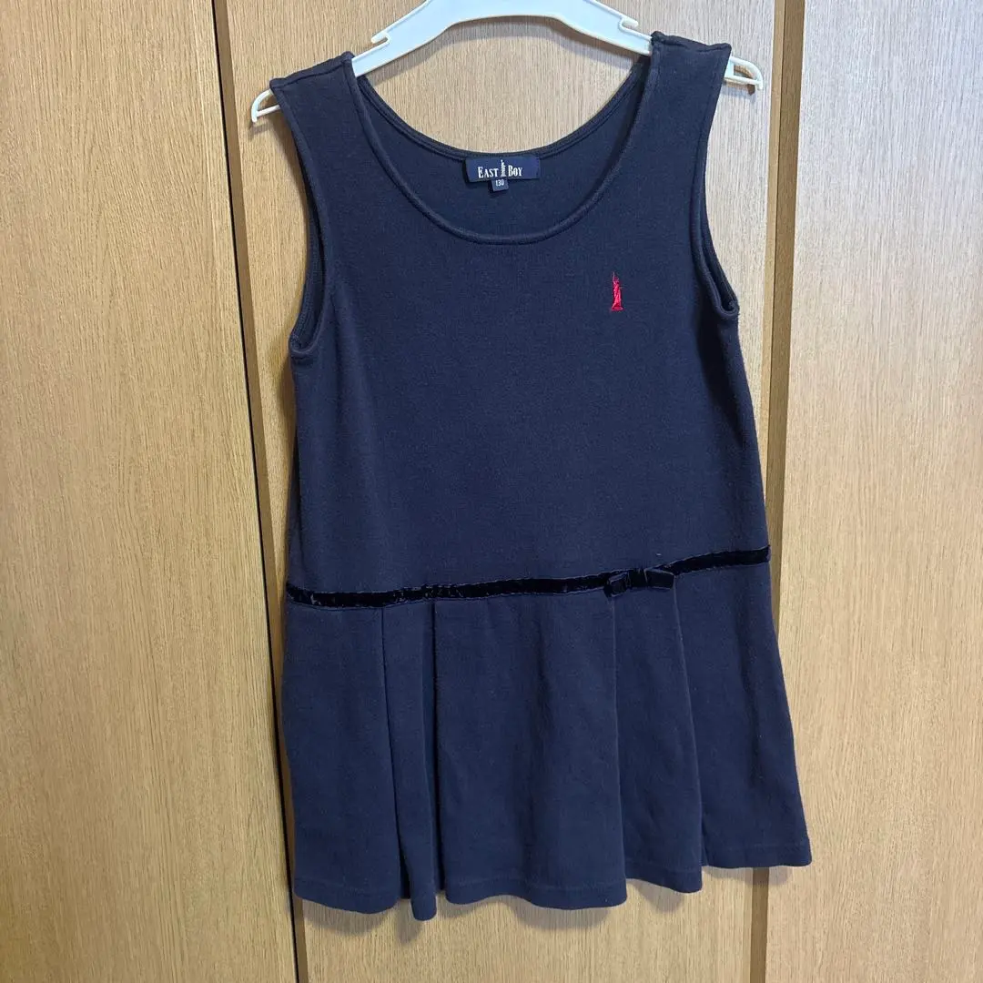 ノースリーブワンピース ダークグレー 100cm~