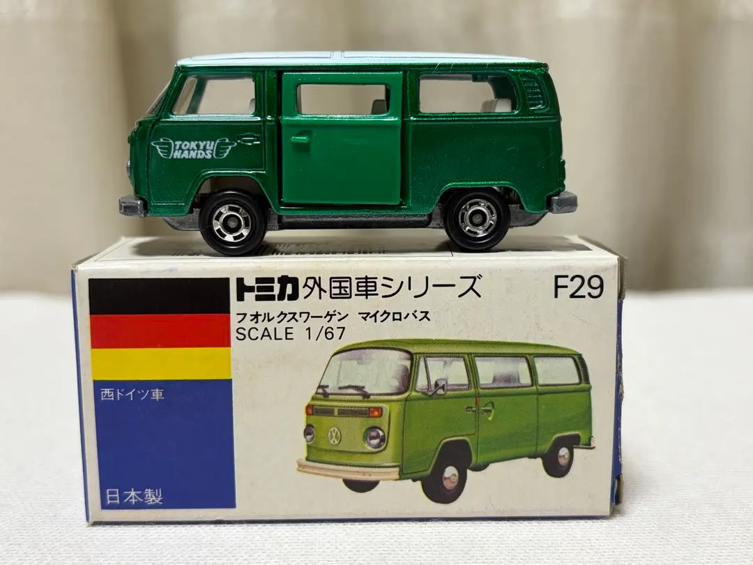 トミカ 日本製 青箱 F29 東急ハンズ特注 フォルクスワーゲン マイクロバス