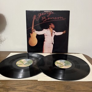 Discos de vinilo japoneses vintage GEORGE BENSON 1978 DOUBLE LP WEEKEND IN L.A. CLASSIC RB POP VINTAGE VINYL