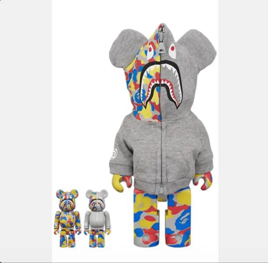 BE@RBRICK BAPE PLAY 100% & 400% 3PCS SET