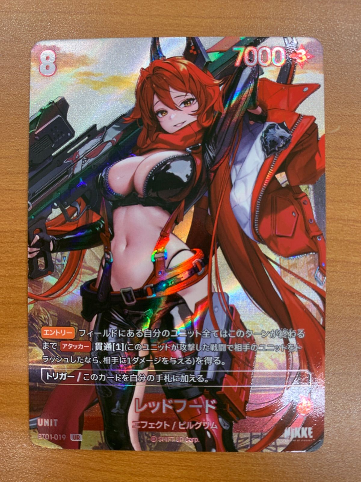 状態A レッドフード UR BT01-019 ニベルアリーナ NIVEL ARENA NIKKE
