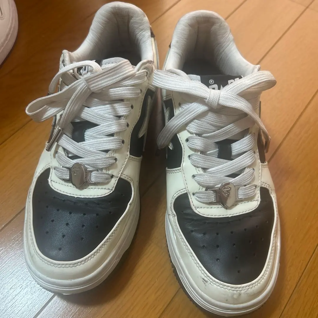 BAPESTA スニーカー ホワイト/ブラック