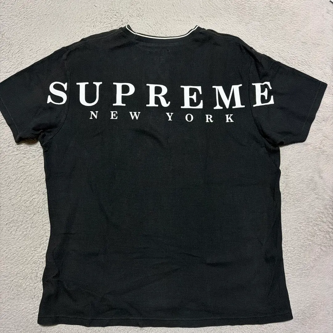 19ss Supreme Stripe Rib Waffle tシャツ XL