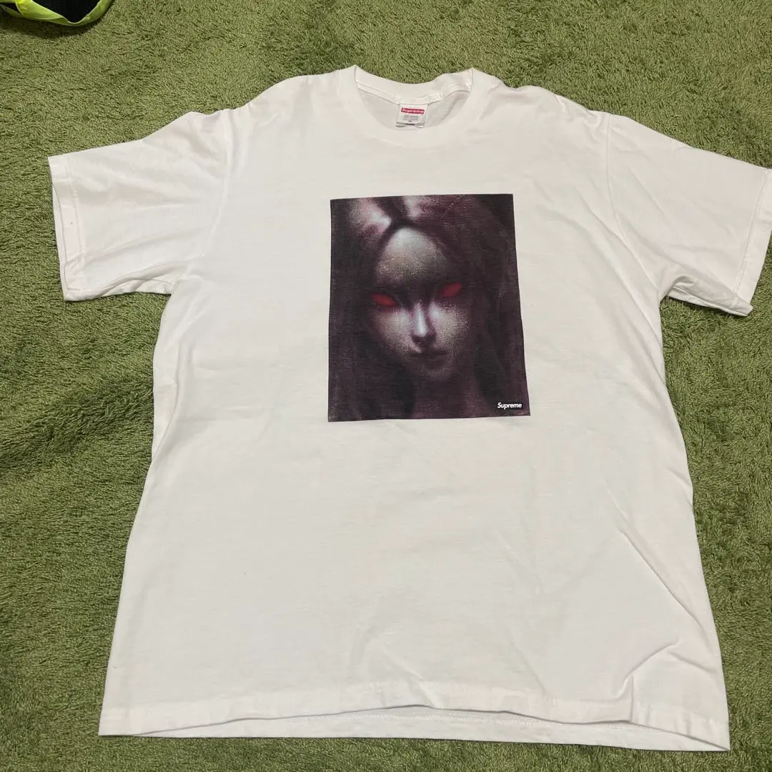 Supreme グラフィックプリント Tシャツ M ホワイト