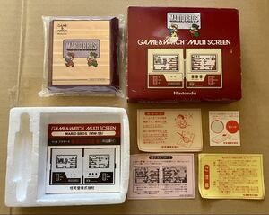 Buy Vintage Nintendo Game & Watch Japan GAMEWATCH MU MARIO BROSMW-56