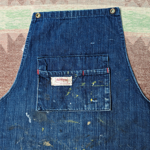 Denim japonés raw con orillo POWR HOUSE 60s Denim Work Apron 60 50s