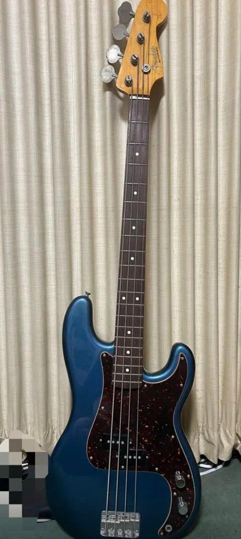 Fender Japan precision bass 青色　動作確認済