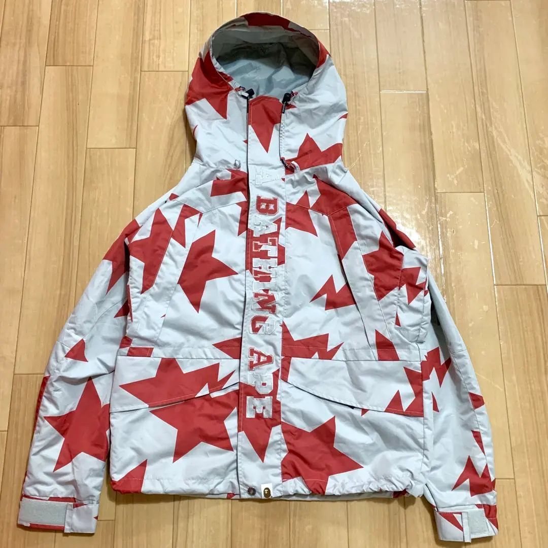 A BATHING APE BAPESTA スノーボードジャケット スノボ 総柄