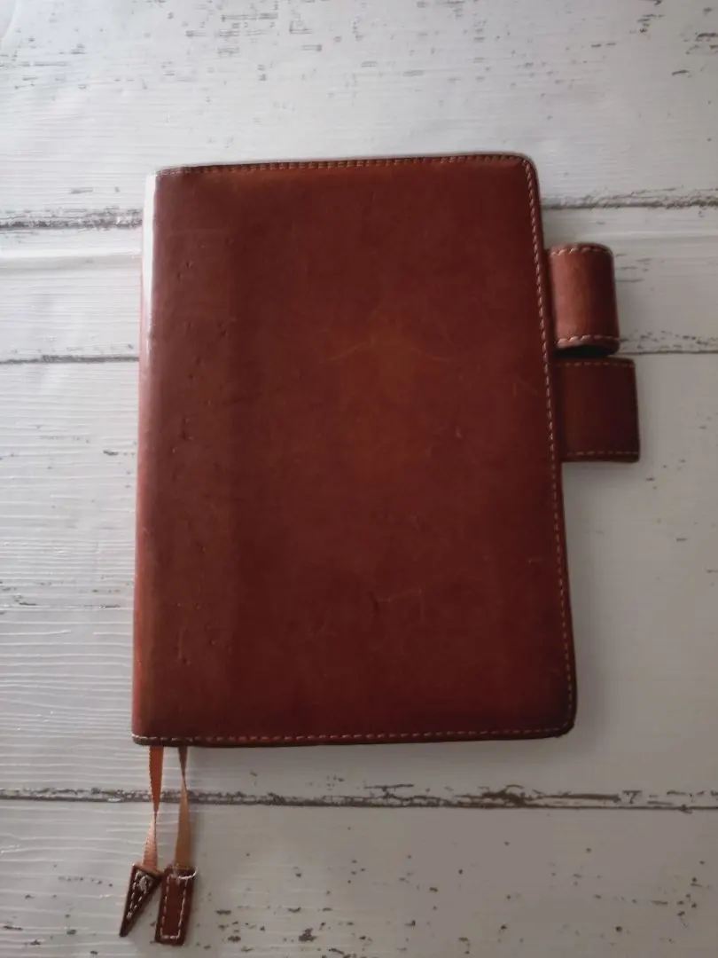 ほぼ日手帳 2012 革カバー オリジナル A6 文庫本サイズ ブラウン